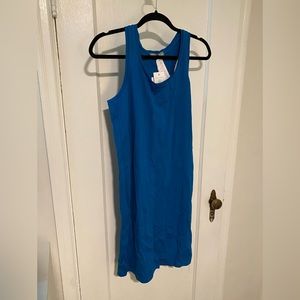 Women’s blue racer back dress